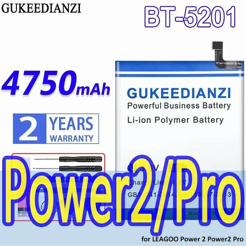 

BT-5201 4750Mah Mobile Phone Battery For Leagoo Power 2 Pro Reliable Supply