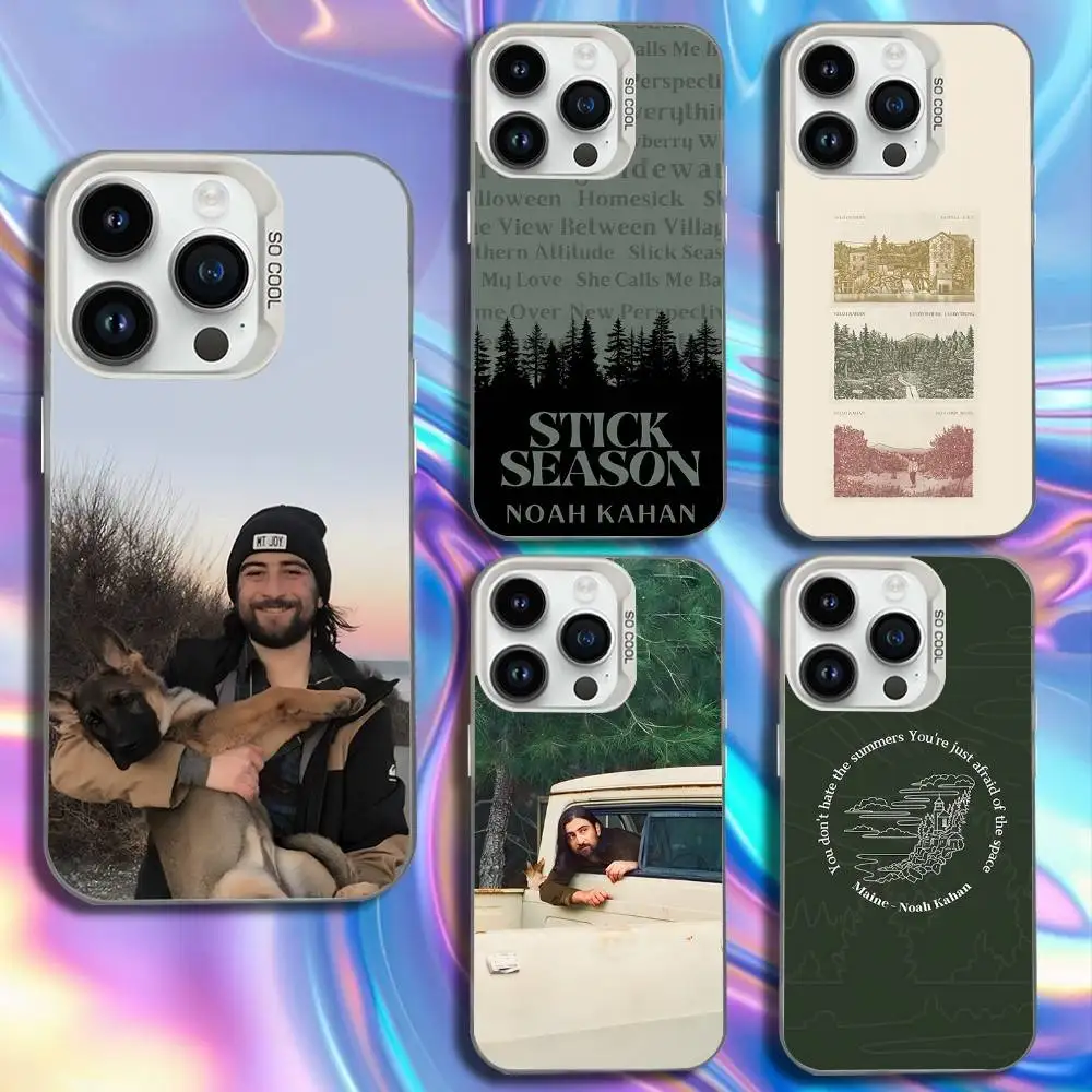 

Noah Kahan Stick Season Phone Case For iPhone 16,15,14,13,12,11,Mini,Pro,SE,MAX White Matte Shockproof Cover