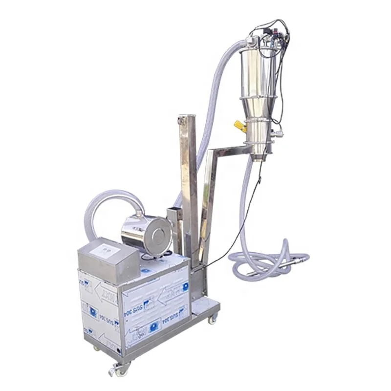 Stainless Steel Mini Small Electric Auto Vacuum Loader Conveyor Feeder System Suction Food Coffee Bean Powder Plastic Granules view 5