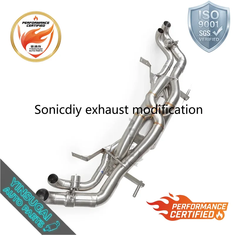 Cuski High Performance Vacuum Valved Stainless Exhaust System For Lamborghini Performance Models