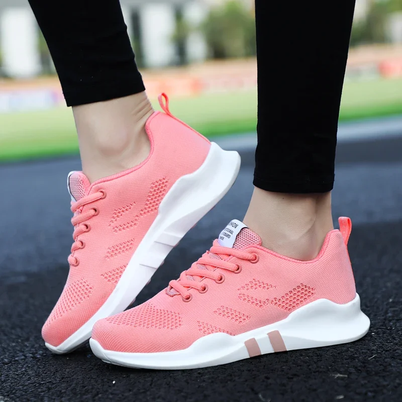 Zapatos para correr para mujer, deportes al aire libre, zapatos transpirables para correr, zapatillas deportivas ligeras, zapatos informales de entrenamiento atlético para mujer