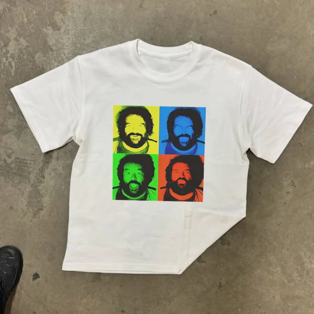 2026 New Summer Character Expression Streetwear Graphic Versatile T-Shirt Unisex Short-sleeved Retro Street Y2K Casual Tops