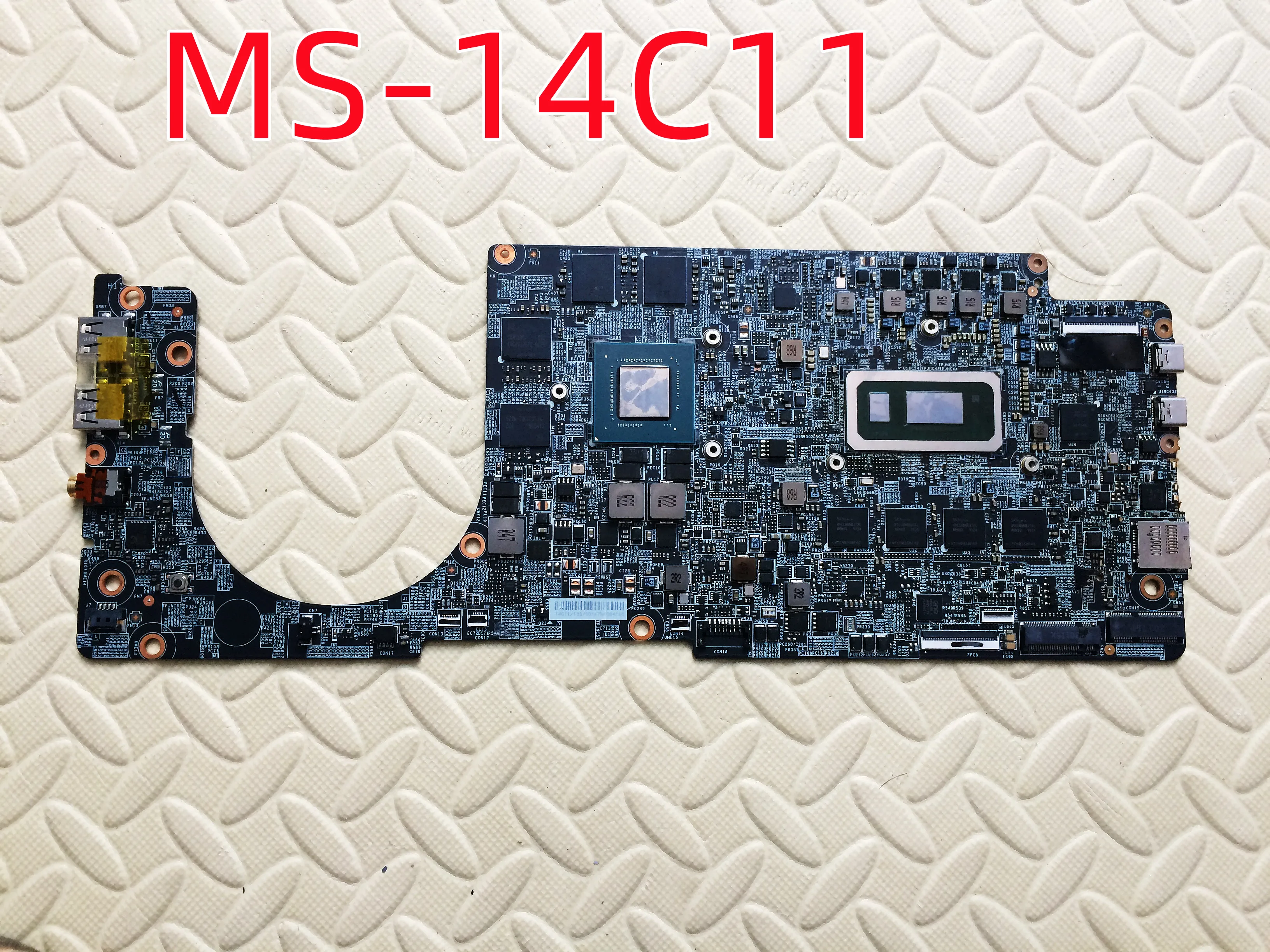 

MS-14C11 для материнской платы ноутбука серии MSI Prestige 14 A10SC с i5-10210u и gtx1650m, тест ОК