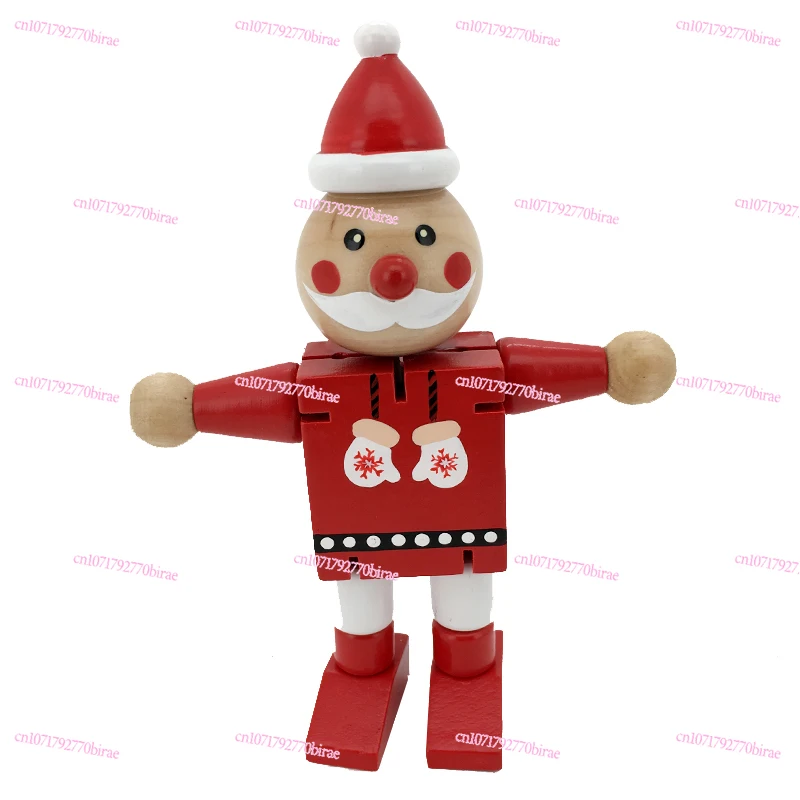 

Christmas Puppet Ornaments Movable Joints in Various Poses, Height 12cm