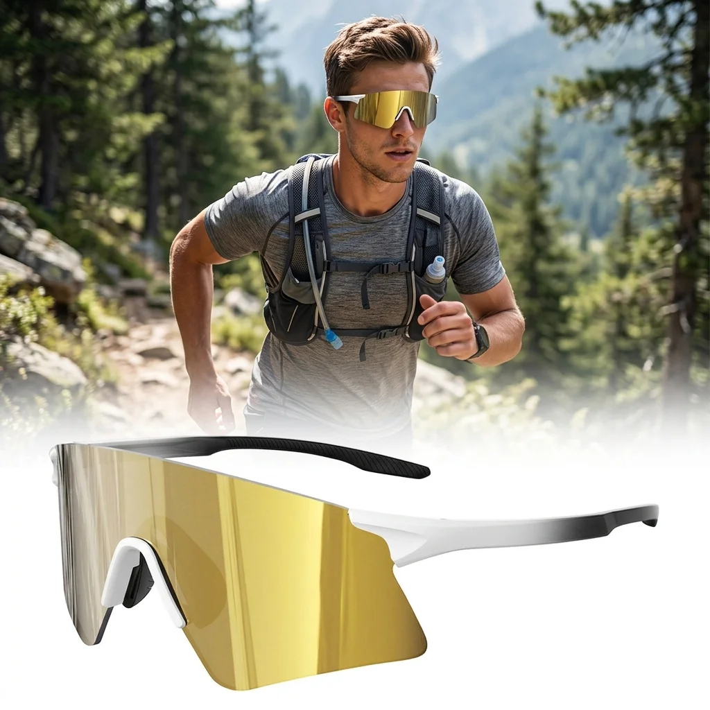 

Ультралегкие безрамные велосипедные очки UV400, спортивные очки, ветрозащитные очки для MTB, шоссейных велосипедов, бега, марафона, активного отдыха на природе