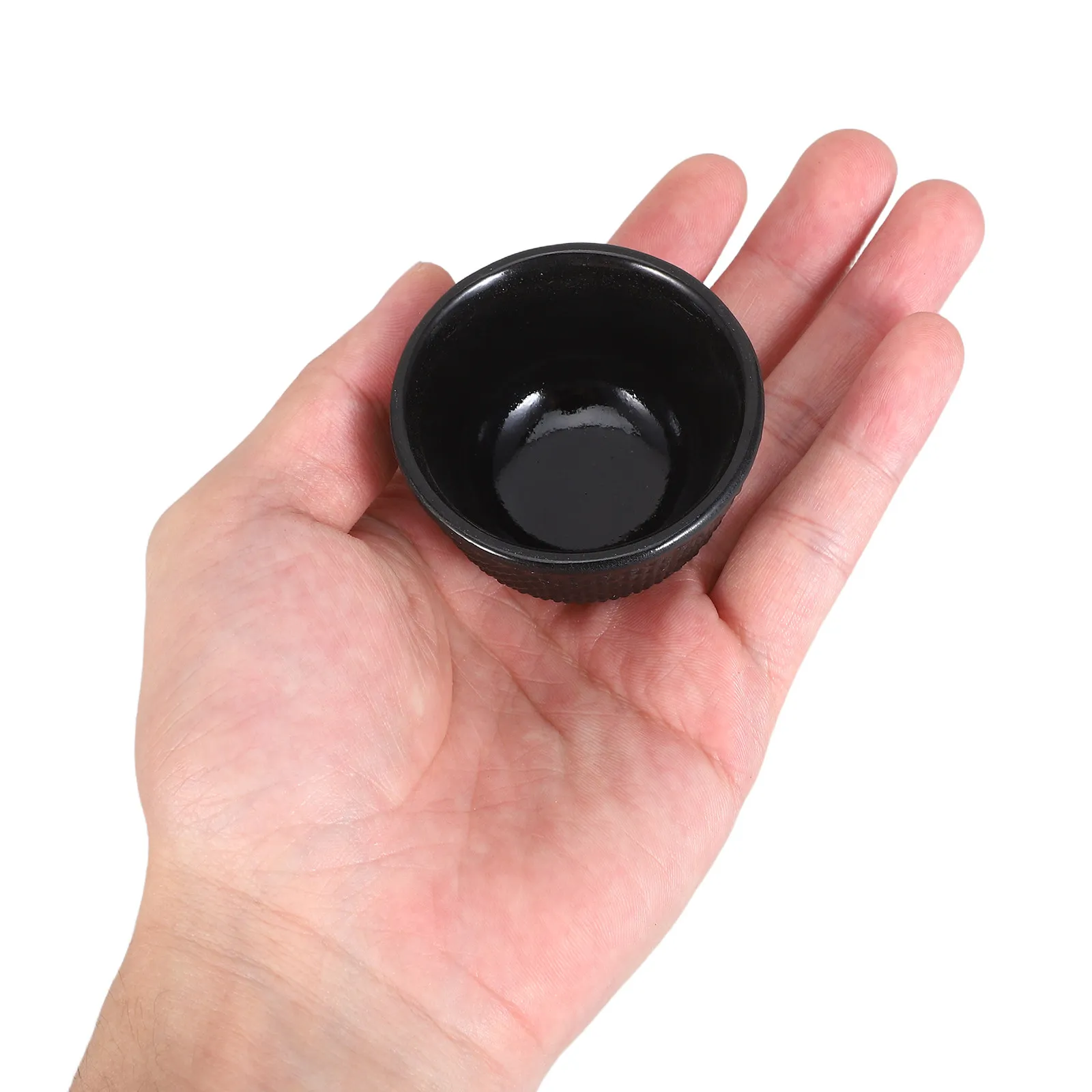 Tazas de té de hierro fundido, 35Ml, Retro, ornamentales, para ceremonia del té Kung Fu, pequeños cuencos para beber sin asa, tradicionales asiáticos chinos, 2 uds.