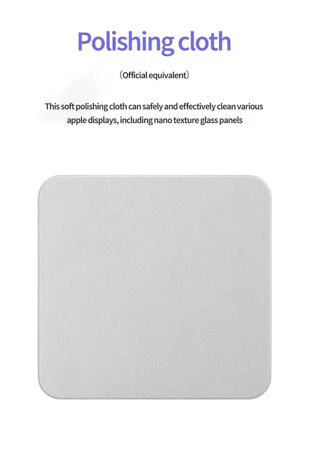 Antik Poliert uch für Apple iPhone Nano-Textur Bildschirm Reinigungs tuch für iPad Mac iPod Apple Watch Display Brille Reiniger – Detail 2