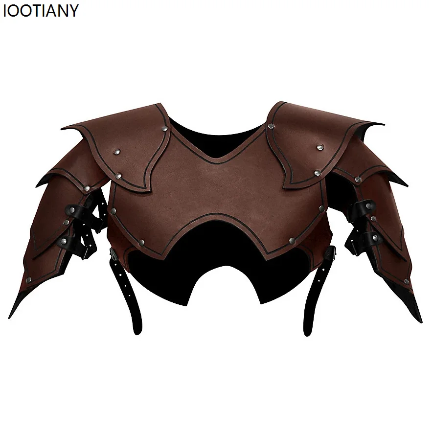 Capes de Cosplay de oral alier Viking d'Halloween, Cuir Rétro Kokor, Armure Initiée, Gladiateur Romain, Accessoires Unisexes, Nouvelle Collection