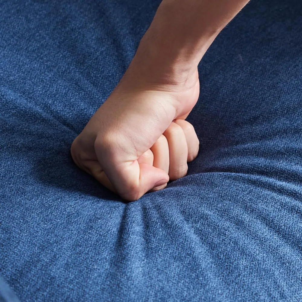 مجموعة غرفة المعيشة، مجموعات أثاث غرفة المعيشة معنقدة بأزرار، مجموعة أريكة حديثة منجدة بإطار صلب، طقم أريكة بمقعد عميق #6