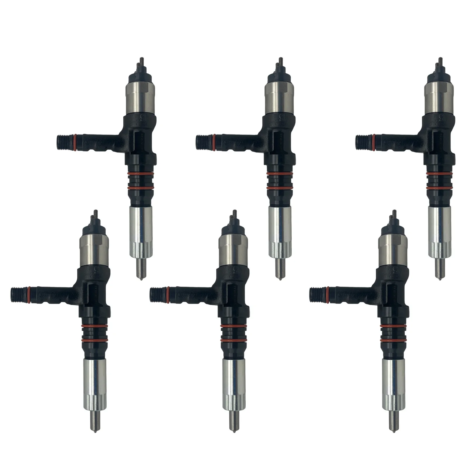 6PCS Fuel Injector 6261-11-3100 FIN2510MT For KOMATSU CRAWLER PC800-8E0 EXCAVATOR SAA6D140E-5 Engine