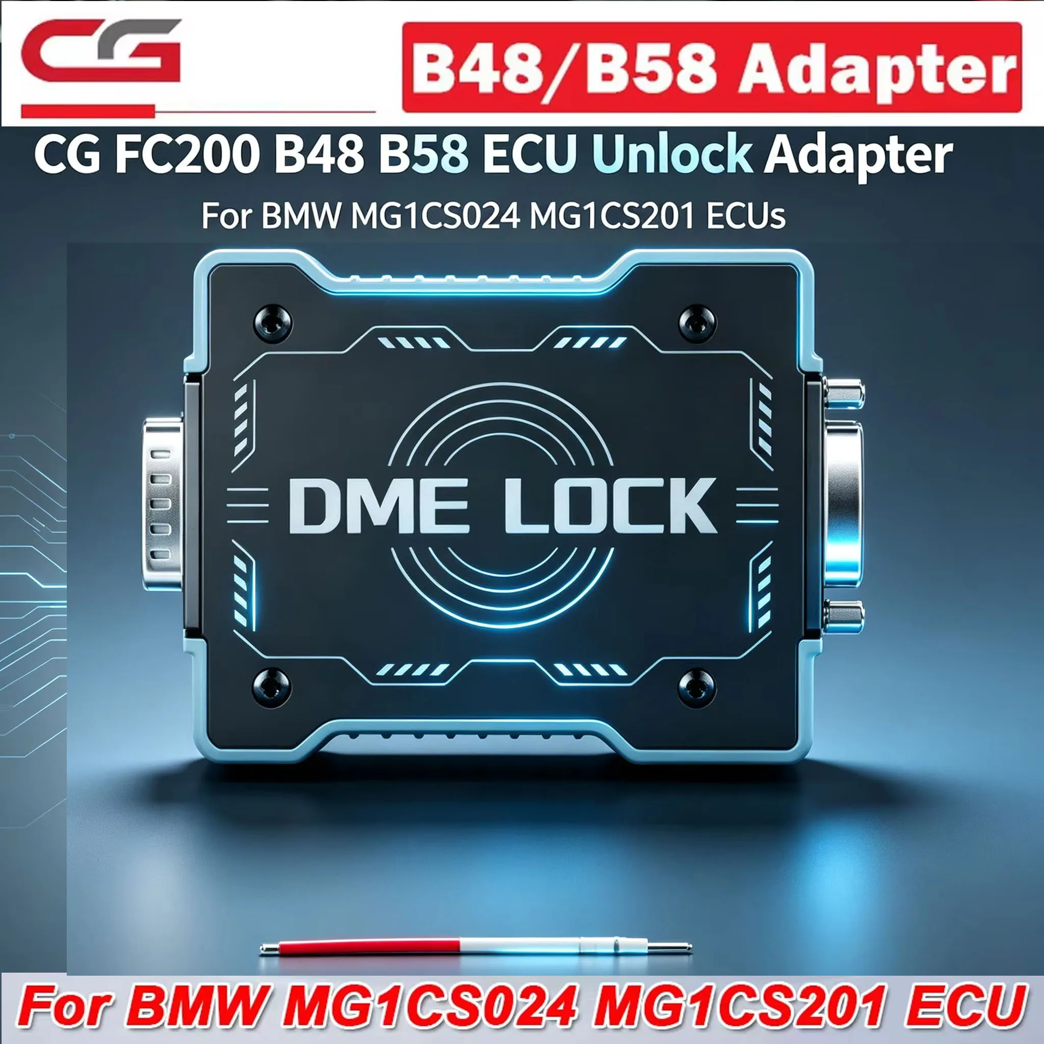 B48 B58 ECU Unlock Adapter work with CG FC200 For BMW MG1CS024 MG1CS201  B48 B58 Engine Programming