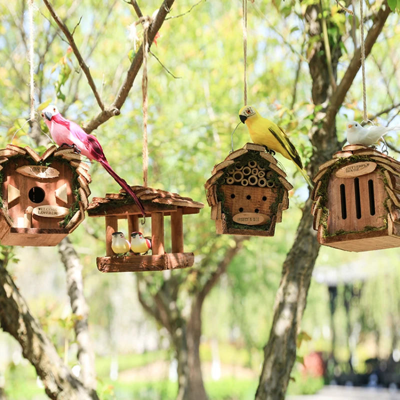 Outdoor Courtyard Bird's Nest Wooden