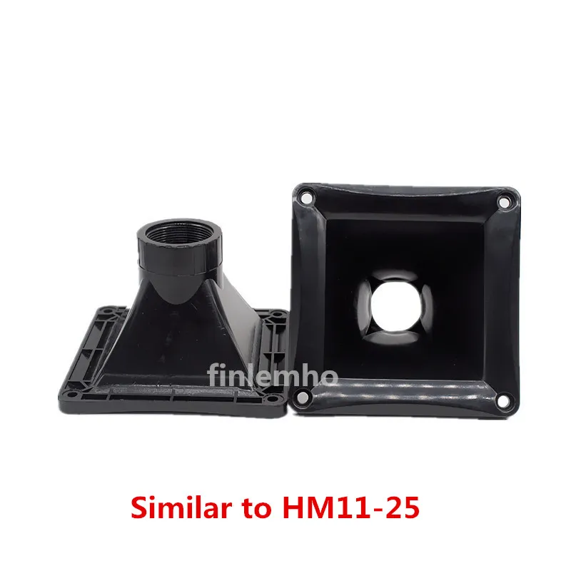 2ชิ้นฮอร์น HM11-25คอลำโพงดีเจ1 "เอกซ์โพเนนเชียล60x60พลาสติกสำหรับการตรวจสอบเวทีระบบเสียงระดับมืออาชีพ