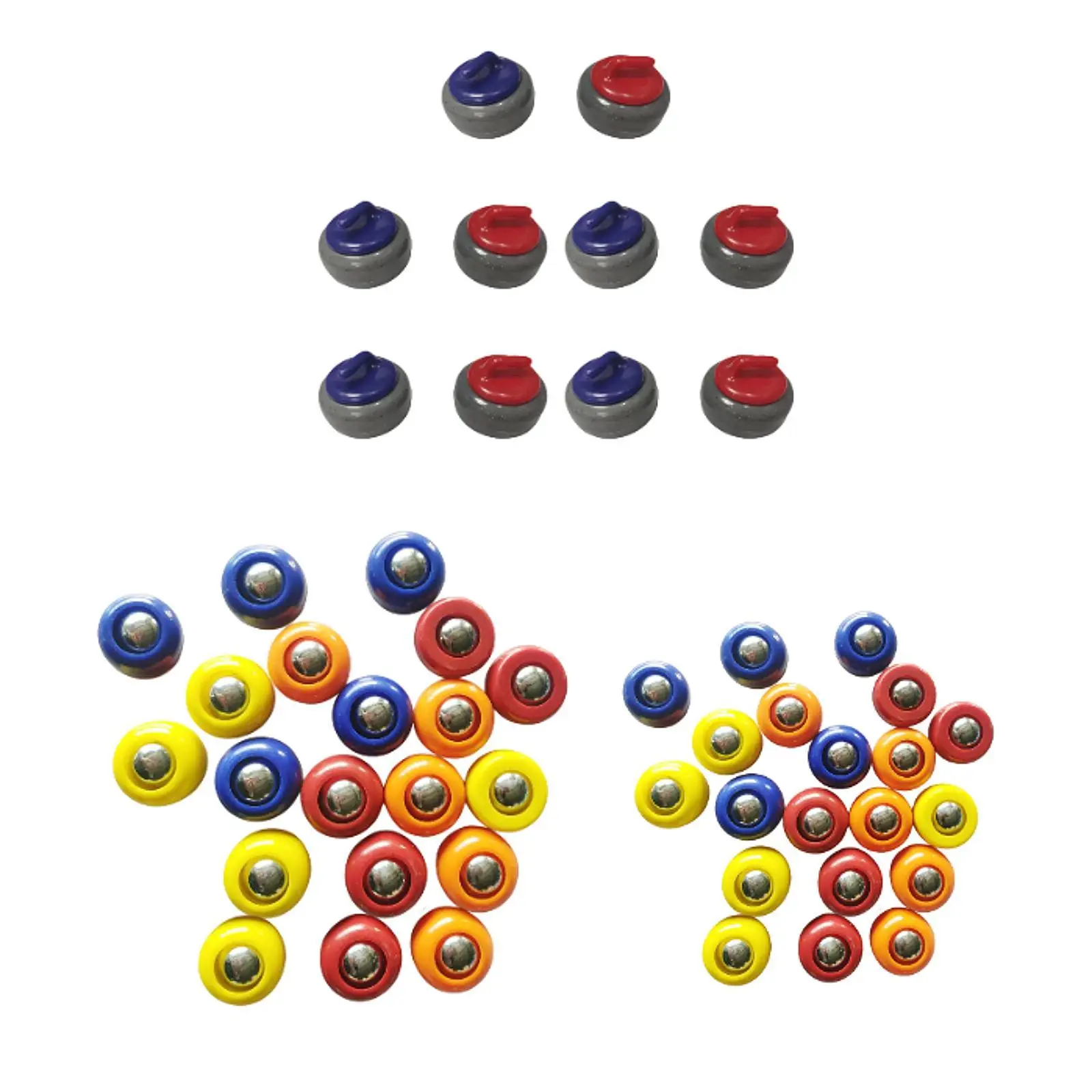 

Mini Shuffleboard Pucks Replacement Shuffleboard Rollers Set for Games Home