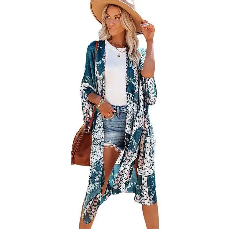 

Summer New Women's Casual Midlength Loose Tulle Blouse Casual Breathable Polyester Fiber Spring Faion Blouse