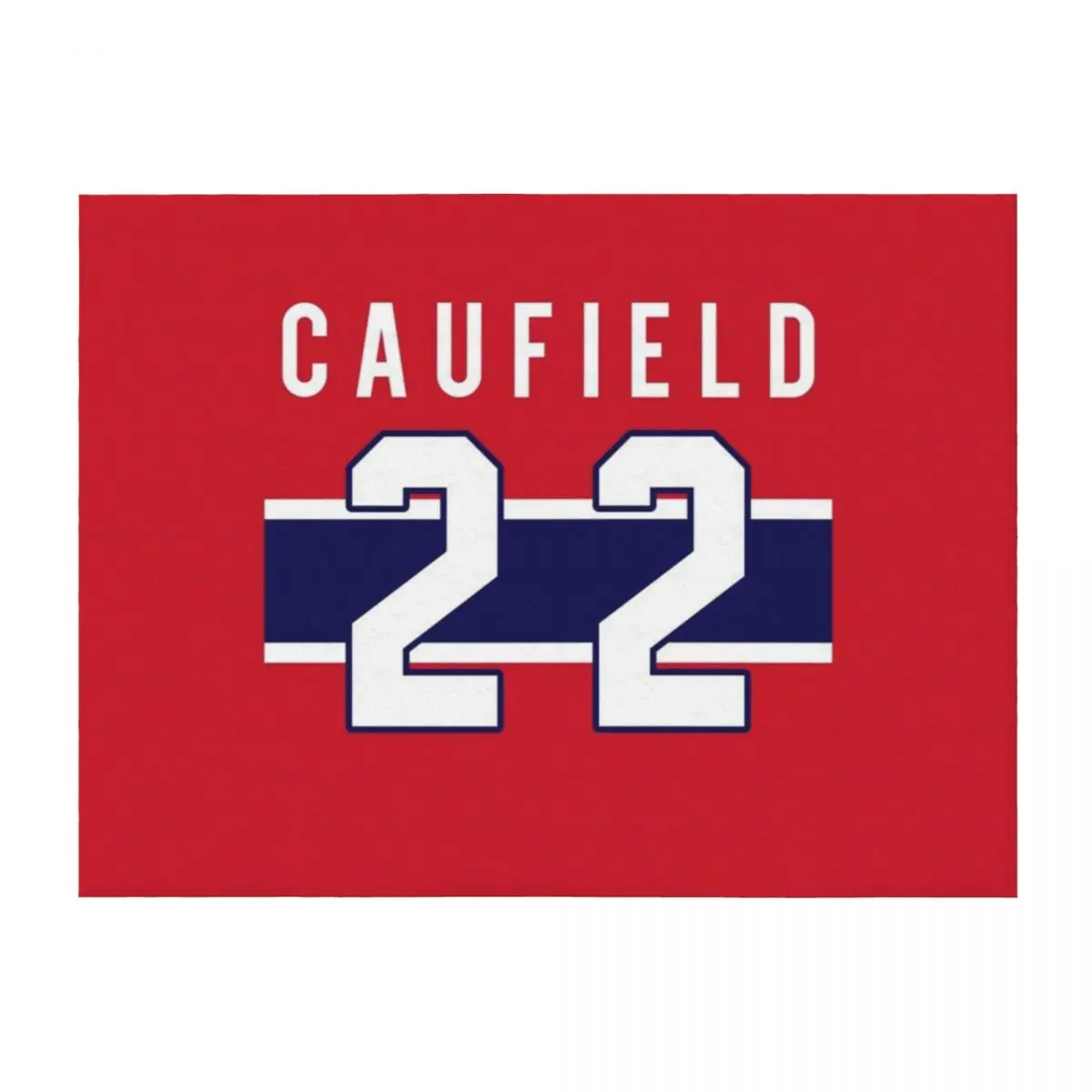 

Caufield Jersey Throw Blanket Designers Blankets For Bed cosplay anime Blankets For Sofas Blankets