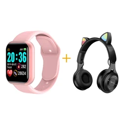 Reloj inteligente para niños, pulsera deportiva con pantalla a Color, rastreador de actividad para correr, frecuencia cardíaca, Digital, conectado