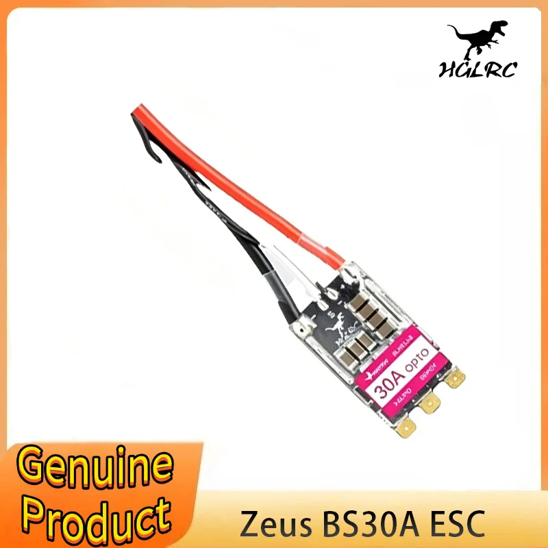 

HGLRC 30A BLHELIS 16.5 BB2 DSHOT600 Brushless ESC 3-5S for RC FPV Freestyle Drone DIY Parts