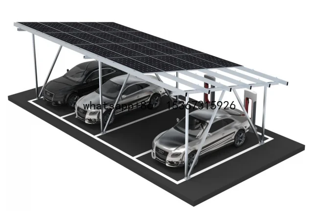 Cheap price parking racking structure solar aluminum carport channel solar carport solar parking car system