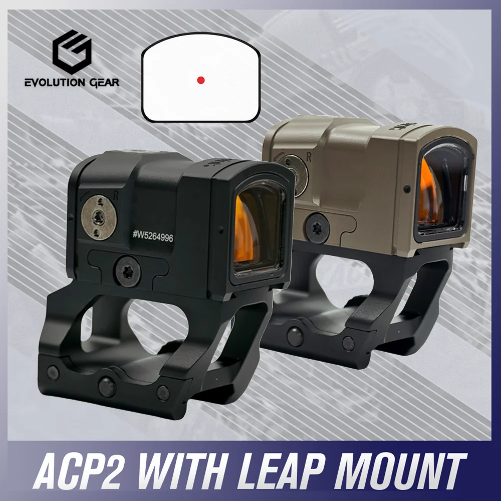 Evolution Gear Tactical Gen 2 P-Series Red Dot Collimator Sight Mount ارتفاع مزدوج 1.57/1.93 مع العلامات الأصلية #1