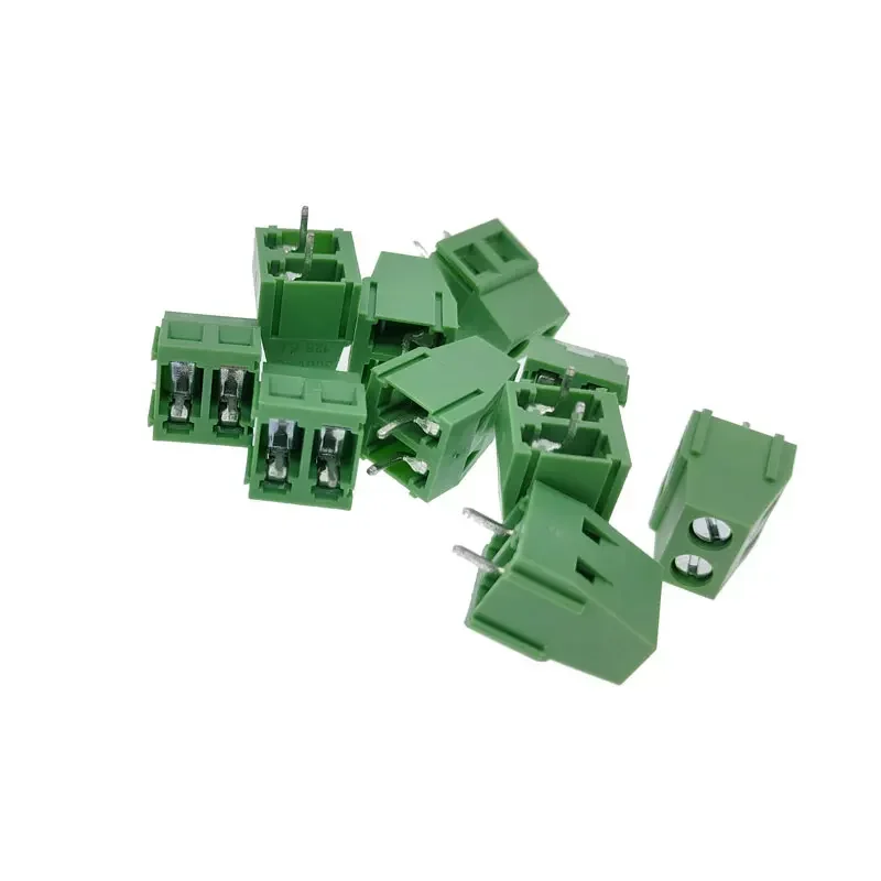 10PCS DG/KF128 5.0mm/5.08 PCB Screw Terminal Block Connector 2Pin Terminals 380V 10A