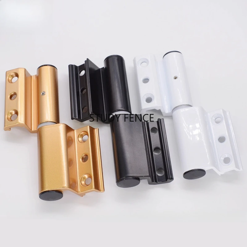 

1 шт. сверхмощные петли из алюминиевого сплава, съемные оконные петли, бытовые оконные петли, фурнитура, черный/белый/золотой