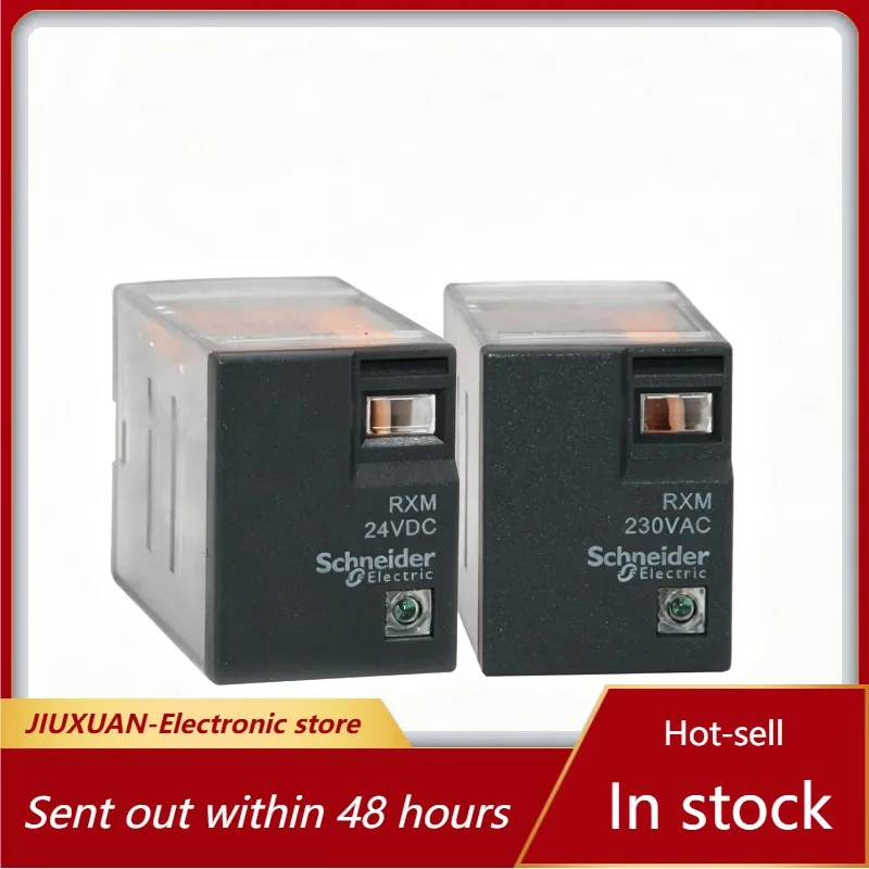 New 1pcs/lot RXM4LB2JD RXM4LB2BD RXM4LB2P7 RXM2LB2P7 RXM2LB2BD Intermediate relay 12V 24V 120V 230V