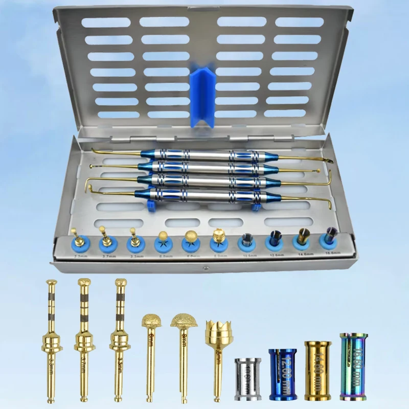 

Сверла для зубных имплантатов, стопоры, подъем пазухи, ручные инструменты, весь набор, продвинутый набор пазух, хирургические инструменты