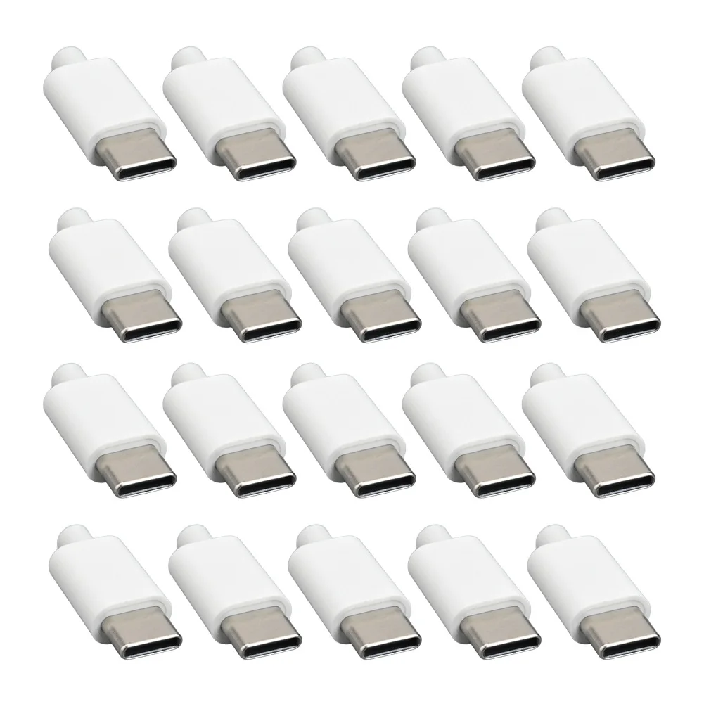 Replacement Connectors For Electronics Connector Type-C PCB Connector USB-C Male Reversible Connector 3.0mm Strain Relief