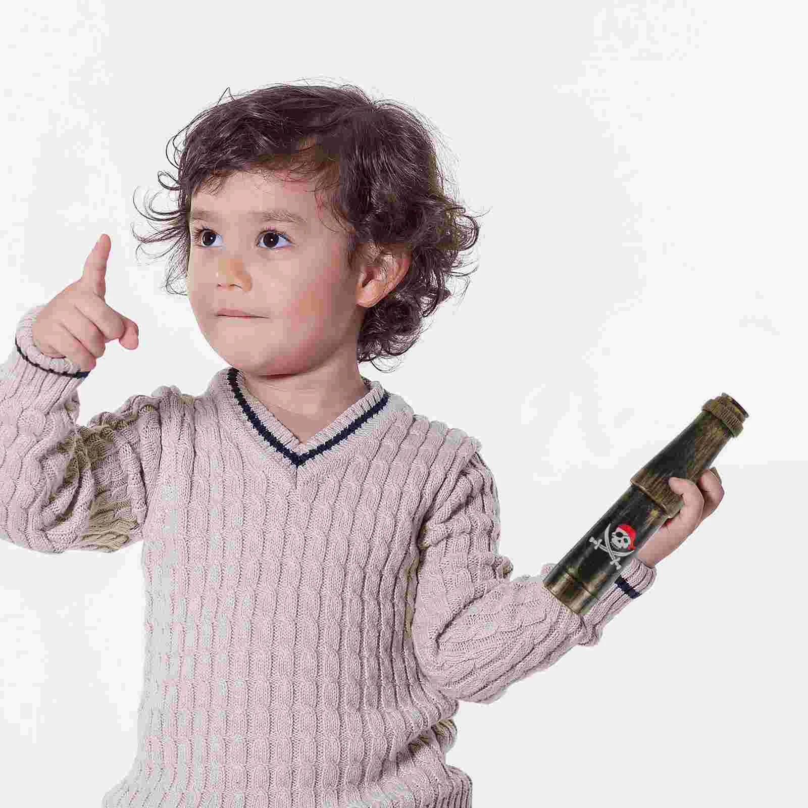 6 Pcs Telescope Plastic for Playing Kids Accessories Plaything Pirate Child Decor