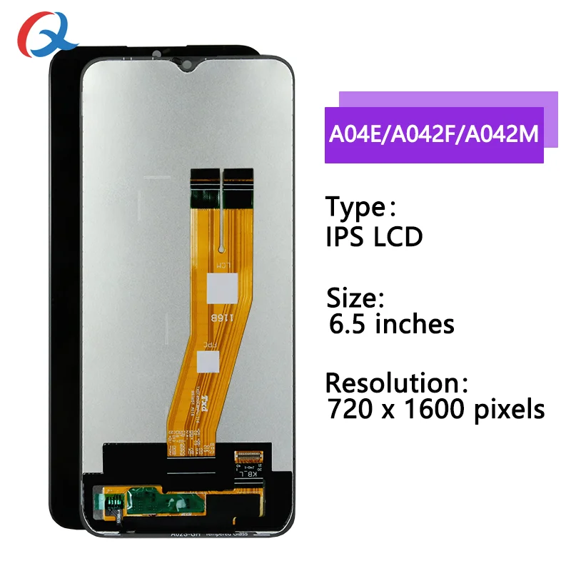 New For Galaxy A04e screen replacement Pantalla for Samsung a04e display Mobile phone lcds for Samsung A04e lcd