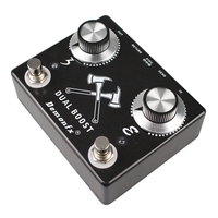 NEW Dual Boost Two Highest Quality Booster In One Shell Clean Preamp Boost With FX Loop Demonfx