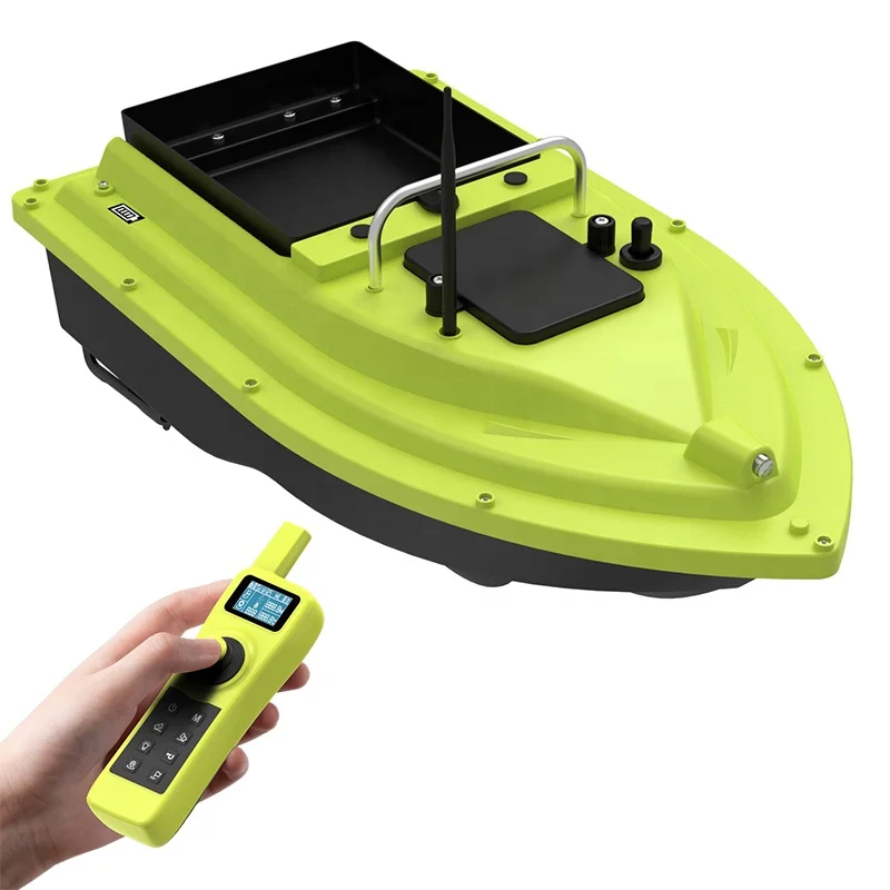 Multi-Function GPS Remote Control Fish Finder RC Fishing Bait Boat with Sonar Water Temperature Depth Sensors Precise Auto Mode