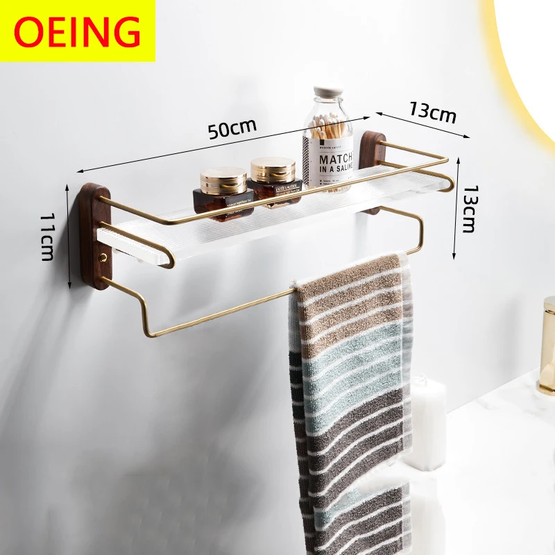 Non Punching And Punching Dual-purpose Storage Rack In The Bathroom Toilet Toilet Glass Vanity Bathroom Storage Rack Acrylic