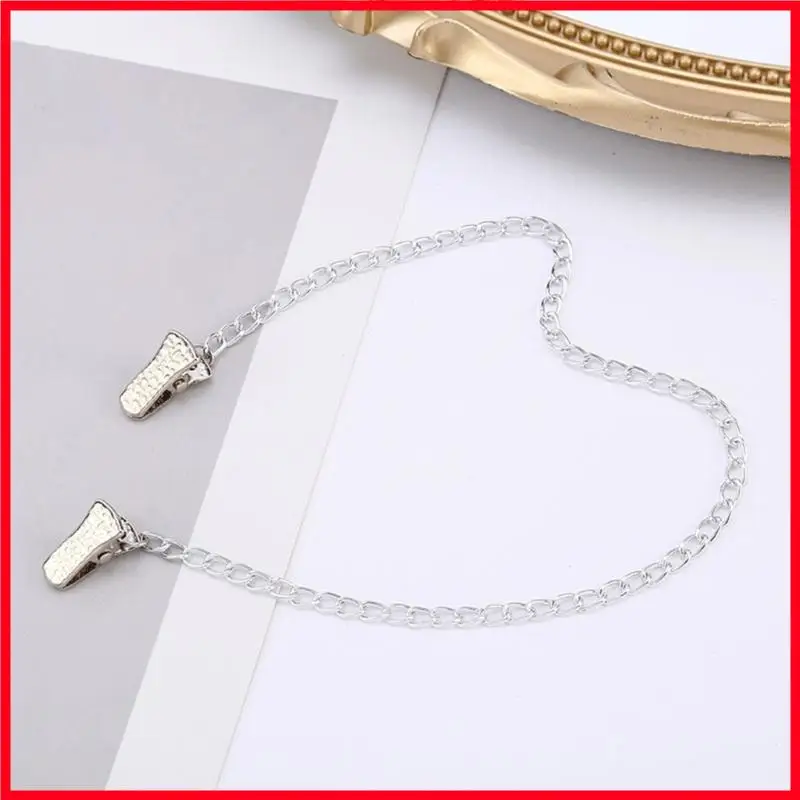 

F3MF Fashionable Sweater Chain Clip Decorative Chain for Tshirt Dress Vest Decoration
