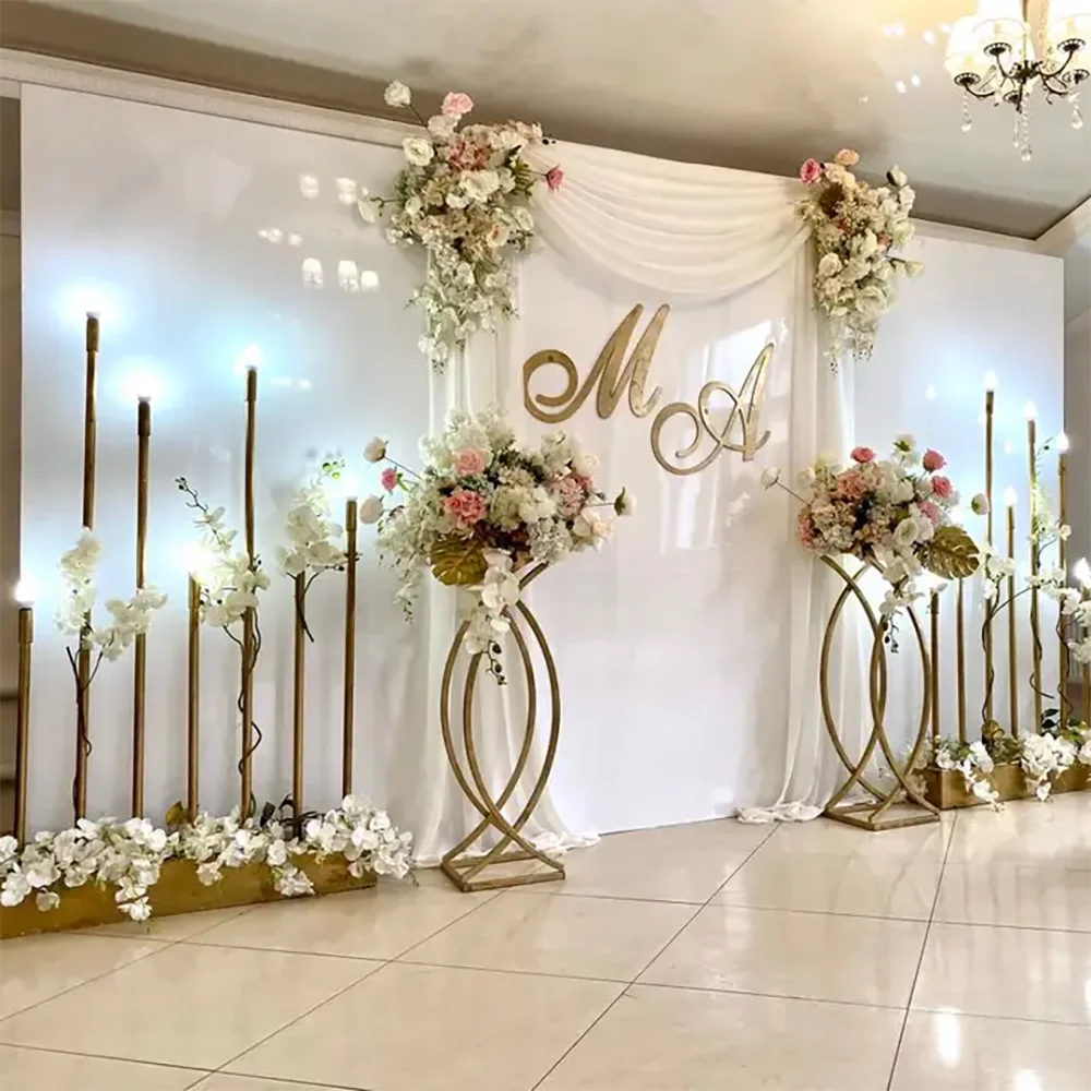 

Luxury Events Acrylic Backdrops Wedding Back Drop Stage For Party Decoration