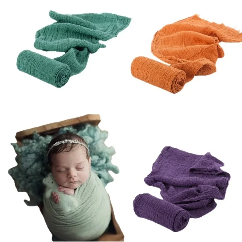 

Пеленка для упаковки марсины для новорожденных, реквизит для фотосъемки, мягкое волнистое одеяло, слой для позирования в домашней фотосессии