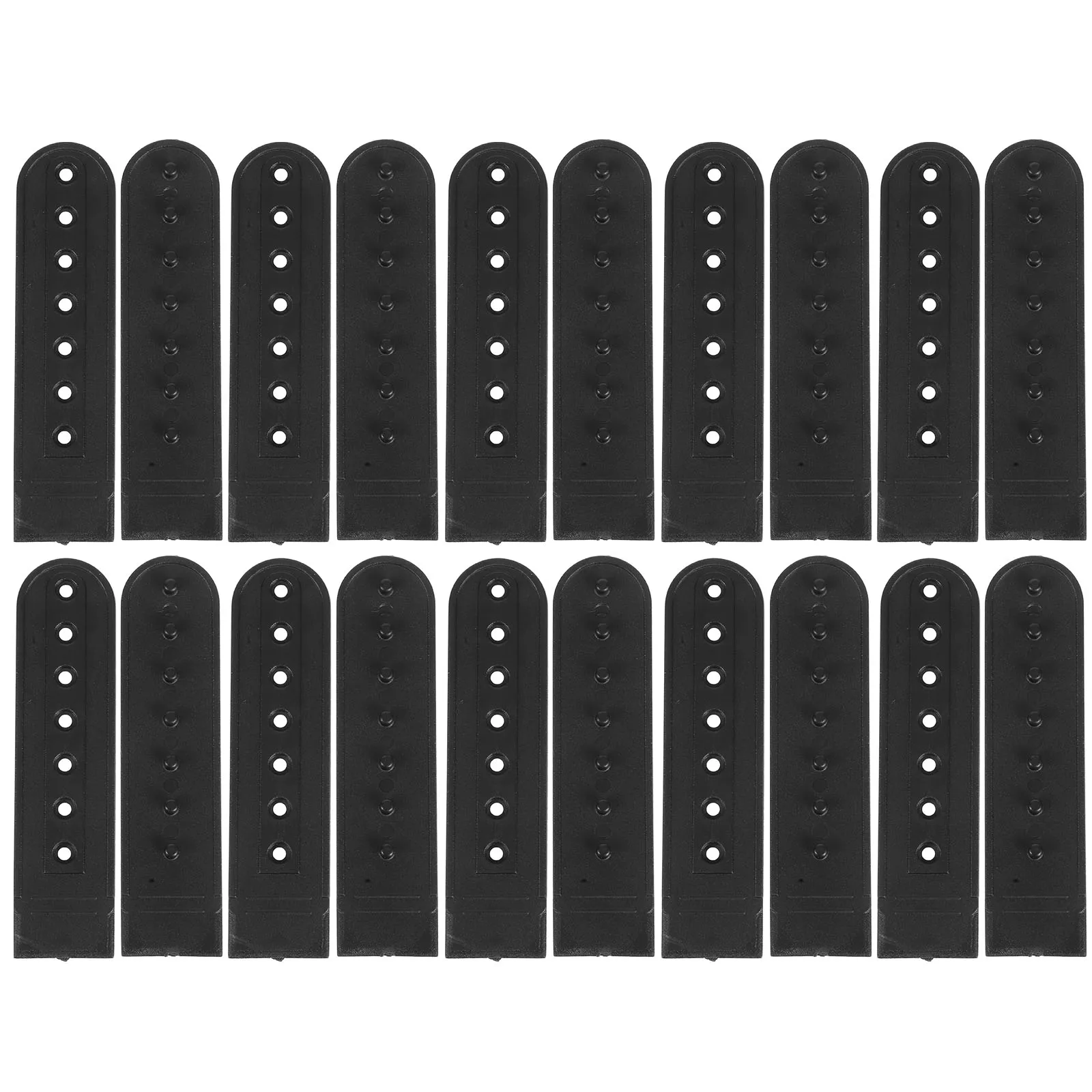 

20pcs Hat Buckle Plastic Cap Repair Strap Fastener Peaked Black Adjuster Snapback Baseball Caps Replacement Durability