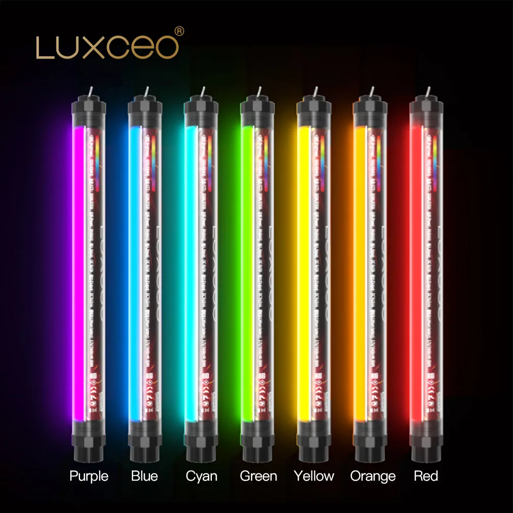 LUXCEO P7 RGB Video Light Wand RGB Tube IP68 Light Waterproof Remote Control Photo Lighting For Studio Photographer Youtuber