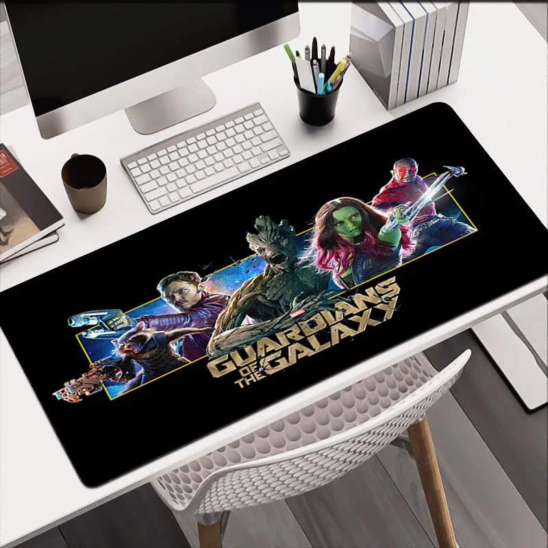 Gamer Mousepads Guardians Of The Galaxy Gaming Mousepad Large Keyboard Mat Waterproof Desk Pad For Computer Laptop Mouse Pads