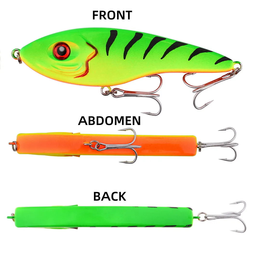 1pc Jerkbait Angeln Lockt 145mm 53g Vib Köder Große Langsam Sinkende Jerkbaits Angelgerät Für Meer Bass hecht – Detail 5