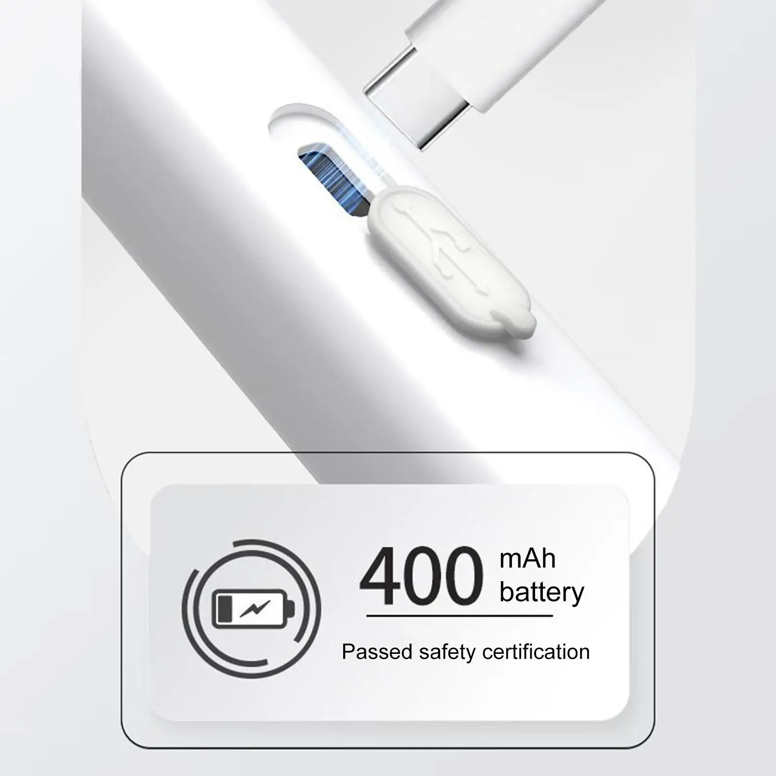 Mini UV Light For Nails USB Charging Fingernail Drying Tool Digital Display LED Nail Light With 2 Timing Modes For Manicure