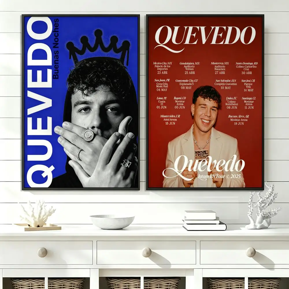 music Quevedo Poster Poster HD Trendy SelfAdhesive Wall Art Print For Living Room Bedroom Dorm Office Home Gift