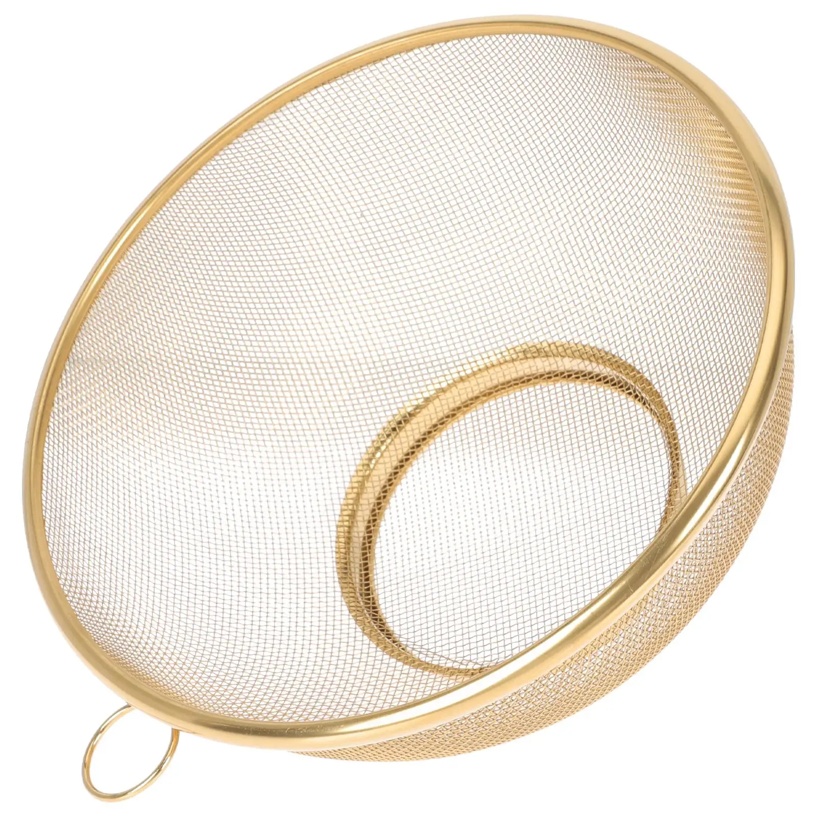 

Oil Filter Slag Separator Stainless Steel Food Strainer Sink Kitchen Mesh Colander Juice