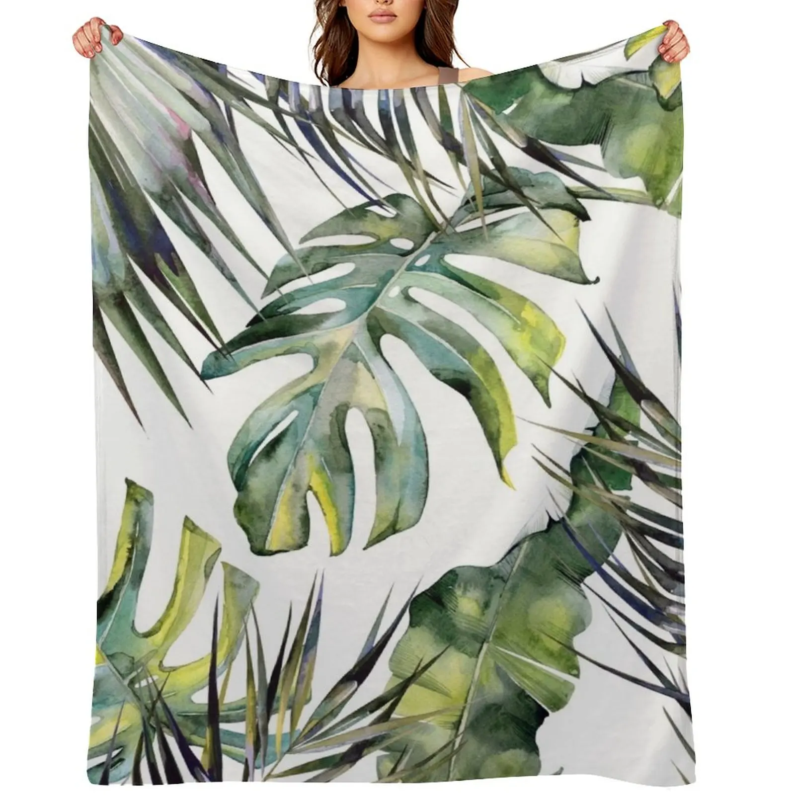 TROPICAL GARDEN 2 Throw Blanket cosplay anime anime Soft Big Summer Beddings Blankets