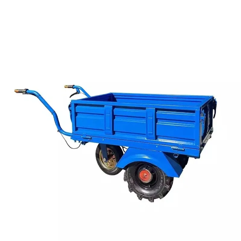 

Electric Agricultural Tricycle Trolley Household Two-wheeled Cargo Hopper Cargo Orchard Climbing Trolley