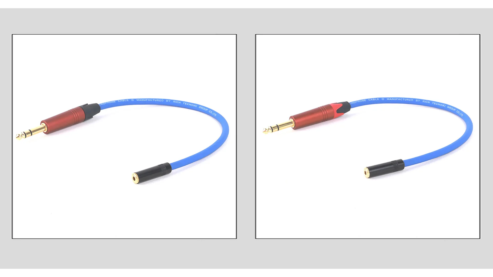 Bunt vergoldetes 6,35mm trs Stecker auf 3,5mm trs Buchse Adapter Audio kabel für Mixer Verstärker Lautsprecher Splitter Kabel – Detail 6