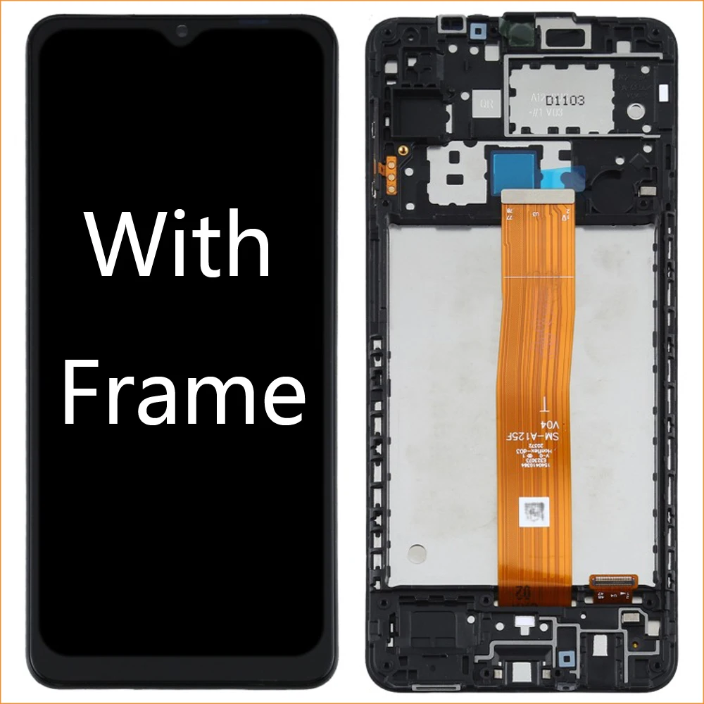 For Samsung Galaxy A12 LCD Display SM-A125F/DSN A125U A127F A127M Touch Screen Digitizer a12 Screen Replacement LCD6.5