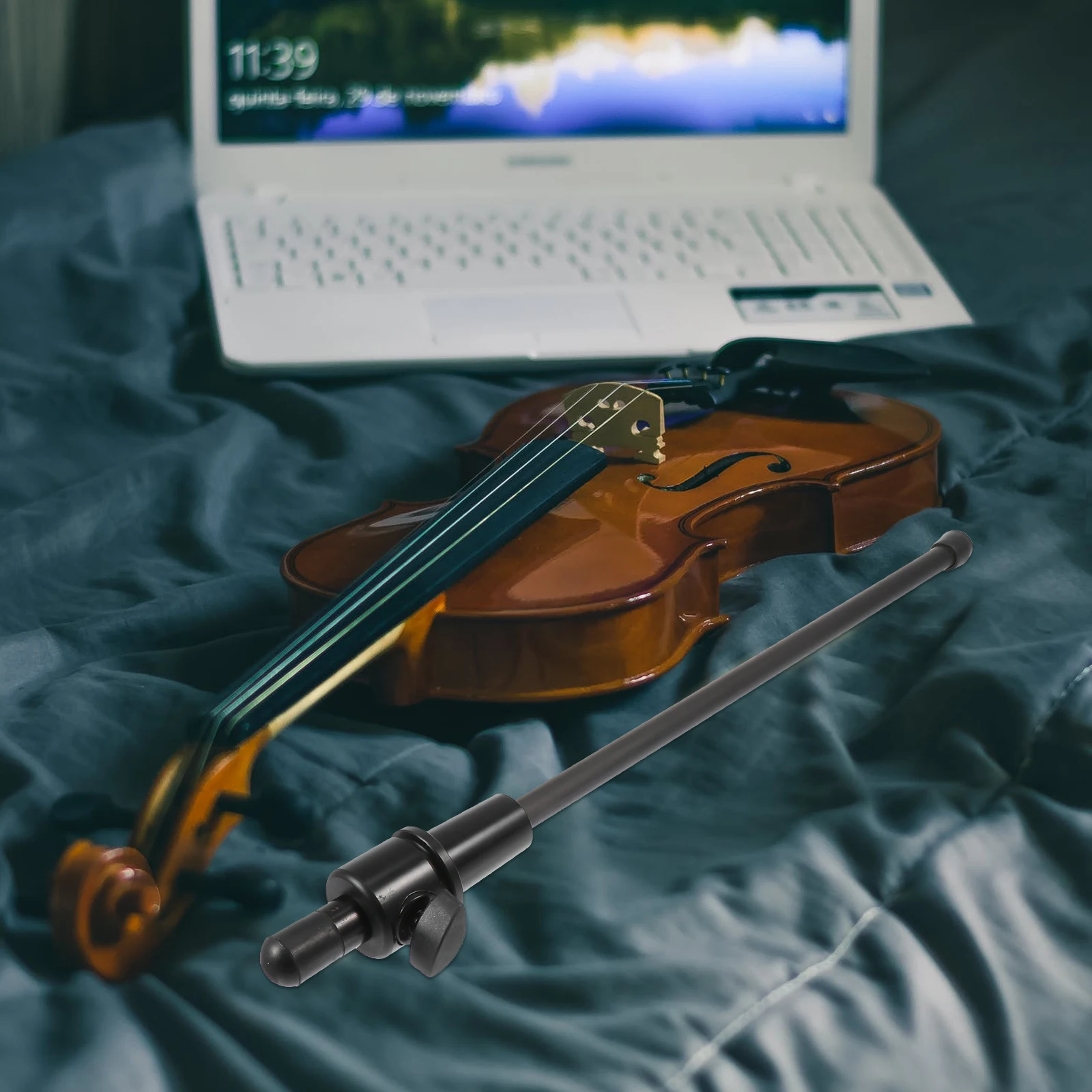 

Double Bass End Pin Carbon Fiber Durable Bass Accessory Strong Sturdy Professional Beginner Supporting Sound Reduction