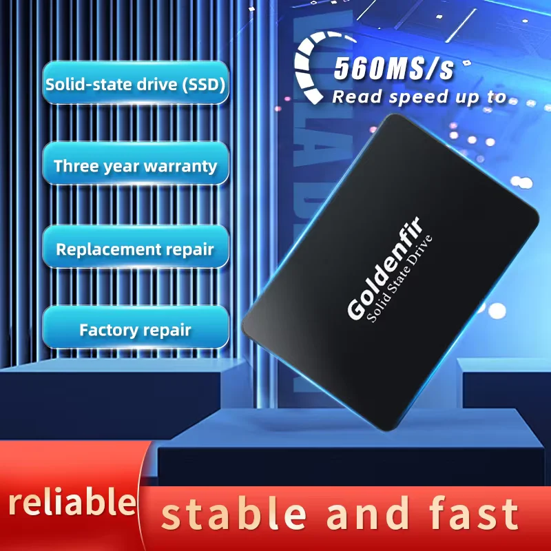 Goldenfire T800 SSD 2,5-дюймовый жесткий диск 128 ГБ 256 ГБ 512 ГБ 1 ТБ Классический черный